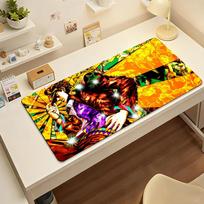 Comic JoJo Bizarre Adventure Mouse Pad Computer Laptop Rubber Non-slip Mouse Mat Mousepad Gamers Decoracion Desk Mat 30cmx60cm orange