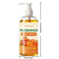 Kusujin Anti-Aging Persimmon Body Wash: Odor-Removing, Gentle Cleanser for Men & Women