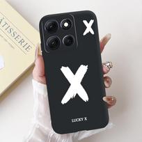 For Motorola Moto G86 Power Case Cute Lucky Letters Crown Flower Soft Silicone Back Cover For Moto G56 G86 5G G86Power Protector Moto G86 gray