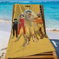 Band G-Gorillaz-S Album the Mountain Towel Sports Quick Dry Travel Camping Gear Sandproof Soft Light Large Beach Towel STJ40x70CM brown