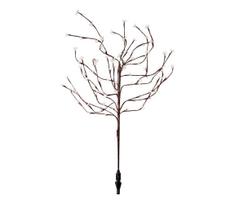 LED RGBW Saulės energija įkraunamas šviestuvas TREE LED/0,1W/1,2V 600 mAh IP44 ruda