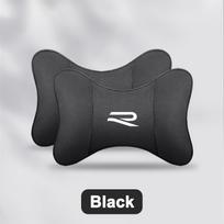 T26Car Headrest Memory Foam Car Neck Pillow Auto Accessories For Volkswagen VW R Tiguan CC Jetta Polo Golf Passat Scirocco Touareg gray