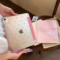 Detachable Cover for Ipad Air 5th Generation Case 10.2 7th 8th 9th Gen Ipad Air 3 Generation Pro 11 2nd 3rd 4th Polka Dots iPad air11 2024 2025 brown