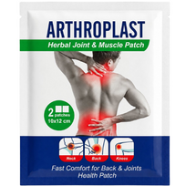 Žolelių pleistrai sąnariams ir raumenims ARTHROPLAST, 2 vnt 10 cm x 12 cm