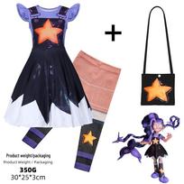Poppy Playtime Princesės Lily Suknelė ir Sijonas Mergaitėms 110cm black