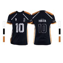 Summer Sports Fashion Casual Comfortable Breathable Volleyball Anime Unisex Short Sleeve Round Neck T-Shirt S gray