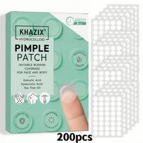 200/800Pcs Invisible And Breathable Hydrocolloid Acne Pimple Patch Hydrocolloid Spot Stickers Covering Zits And Defect blue