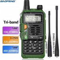 BaoFeng UV-S9 Plus Tri-Band 16km VHF UHF Waterproof 136-174Mhz/220-260Mhz/400-520Mhz Long Range Ham Radio Walkie Talkie US