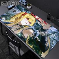 Anime Death Note Mouse Pad Pc Computer Gamer Lock Edge Mousepad Keyboard Cute Misa Amane Light Yagami Extended Deskmat Pc Gaming 800x300X2mm