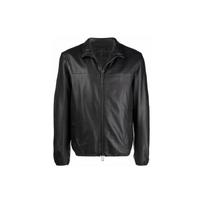 EMPORIO ARMANI Odinė striukė Vyriška Juoda 01R55P-01P54-999 48 black