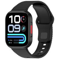 Original 1:1 Strap For Redmi Watch 6 Lite/6 Active/6/5/4 Sport Silicone Bracelet Correa Xiaomi Smart Band 10 pro/8 Pro/9 Pro Redmi watch 6 Lite juoda
