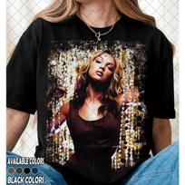 Britney Spears t-shirt in retro style, summer, new, Harajuku style, unisex, casual. L brown