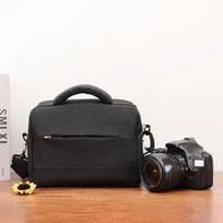 1PC Black Nylon DSLR Camera Bag. Portable, waterproof. Fits Sony, Nikon,Canon, Panasonic DSLR cameras like Canon EOS Rseries liu juoda