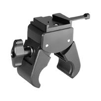 Portable V Mount Battery Mount with Large  Clamp Versatile Mounting Solution Aluminum for Easy Installation On Tripods 1 gray