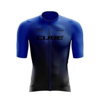 Rvouei Cube Team Greitai džiūstanti dviratininko marškinėlių ir šortų komplektas Vasariniai drabužiai MTB dviračio uniforma Maillot Ropa Ciclismo Hombre Dviračio kostiumas L blue