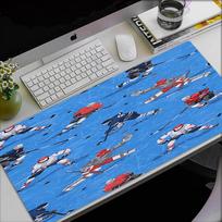 ice hockey Theme Mouse Pad, Non Slip Rubber Base, Multifunctional Office & Home Decor, Perfect for Workspace Personalization. 50cmx100cm