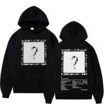 Rapper Xxx Music Album Printed Hoodies Men Women Fashion XS juoda