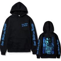 Rapper Anuel AA Hoodie - Real Hasta La Muerte (European Size) S juoda