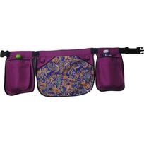 Waterproof Adjustable Belt Apron Large-capacity Multi-Function Tool Pouch  Mountaineering Purple with Pattern
