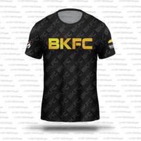 BKFC Bokso Gerbėjų Kovinė Apranga Vyrams Moterims Kvėpuojanti Sportinė Apranga Vyras Vaikams Vasarinis Laisvalaikio Apvalios Kaklo Marškinėliai Vyriški Trumpomis Rankovėmis Viršutiniai Drabužiai T-shirt 160 black