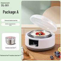 Multifunctional Automatic Yogurt Maker & Fermenter 110V – Large Capacity for Rice Wine, Natto, & More 110-240V EU Plug (English) gray