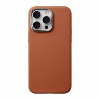 Prabangūs odiniai magnetiniai telefono dėklai, skirti iPhone 16 Pro Max 15 14 Plus 13 12, ploni, magnetiniai, belaidžio įkrovimo, smūgiams atsparūs dangteliai For iPhone14 Pro Max ruda