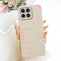 Luxury Pattern For Honor X8 4G  Matte Silicone Back Shockproof Full Soft Cover For HonorX8 4G TFY-LX1 TFY-LX2 Fundas Honor X8 4G beige