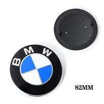 For BMW M 74mm 82mm Car Front Hood Emblem Logo Rear Trunk Badge for BMW E30 E38 E39 E46 E60 E61 E90 X1 X3 X4 X5 X6 E70 E83 X5 F10 F30 F32 vby40 black