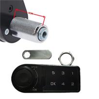 1 Set Touch Keypad Password Key Access Lock Digital Electronic Security Cabinet Coded Locker RFID Card Key Lock gray