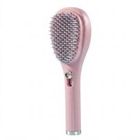 Massage Hair Brush Anti Static Self Cleaning Comb Scalp Stimulation Tool for Home Travel Office Use for All Hair Types No plug gray