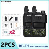 Baofeng Mini Walkie Talkie BF-T1 UHF 400-470MHz Portable 5W Two Way Radio1500mAh 20CH Transceiver Walkie Talkie For Kids Gifts BRITISH