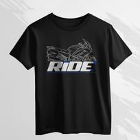 T-shirts for Yamaha FJR 1300 2001-2025 fans, Motorcycle Tee Unisex T-Shirt XXXL black