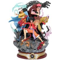 19CM One Piece Luffy Action Figures Model Toys Pvc Monkey D Luffy Figures One Piece Anime Model Ornamen Birthday Gifts gray