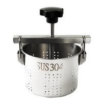 304 Stainless Steel Lemon Juicer Effort-saving Yogurt Dehydrator  Dumpling Filling Stainless Steel black