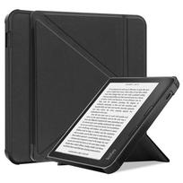Ebook dėklas Kobo Libra Colour 7 colių, mielas dažytas išmanusis odinis dėklas Funda Kobo Libra 2, Kobo Libra Colour dėklas vaikams Kobo Libra 2 juoda