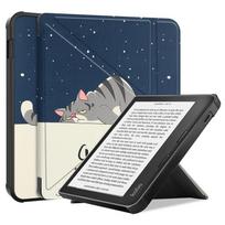 Ebook dėklas Kobo Libra Colour 7 colių, mielas dažytas išmanusis odinis dėklas Funda Kobo Libra 2, Kobo Libra Colour dėklas vaikams Kobo Libra Colour