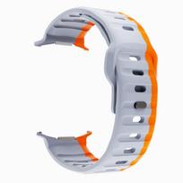 For Samsung Galaxy Watch Ultra 47mm Strap  Accessories correa Sport Silicone Bracelet For Samsung Galaxy Watch ultra 47 mm band Galaxy Watch Ultra gray