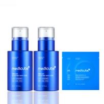Medicube Zero Exosome Pore Ampoule 30ml × 2 Exosome Pore-Refining & Texture-Care Serum blue