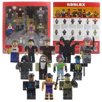 Roblox veiksmo figūrėlės 12 vnt. 2,5–3 colio Kolekcionuojami virtualios veiklos personažai Žaislai su priedais Dėžutė Kolekcija Sukurta 12Pcs a set black