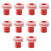 Silicone Sealing Ring PPR Pipe Plugs End Cap Plug Buckle Pad Sealing Gasket BSP Thread 4-Point 6-Point Design Leak-Proof Faucet beige