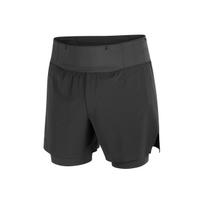 SALOMON Running Shorts Men's Pitch Black Moderate C27689 S gray