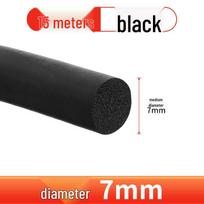 EPDM O formos kempinės gumos juosta - Juoda, Garso izoliacinė, Dulkių izoliacinė ir Atspari senėjimui Standard black