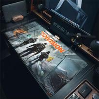 Game Mouse Pad XXL Large Office Desk Protector Mat Tom Clancy's The Division 2 Extended 900x400mm Mousepad Keyboard Desk mat Rug 40x90cm gray