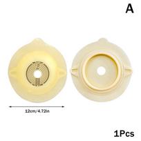 Disposable Ostomy Bags Skin Stoma Rings Leakproof Barriers Baseplates Built In Activated Carbon Sheet Lining Safe Daily Use Fits A beige
