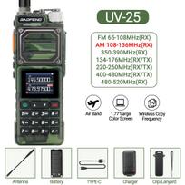 Baofeng UV-25 Air Band Walkie TalkieS Long Range UHF VHF Wireless Copy Frequency NOAA Type-C Charge AM Ham Two Way Radio UV-21 US