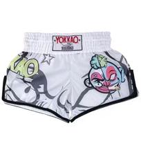 Muay Thai Shorts Men Women Kids MMA Boxing Training Running Gym Workout Kid L Suggested Height 110