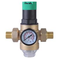 Slėgio reguliatoriaus keičiamojo filtro vožtuvai DN15/DN20 Slėgio mažinimo vožtuvai Reguliatorius su manometru ir tinklelio filtru