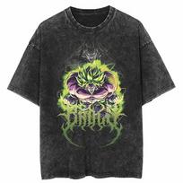 Dragon Ball 2026 Vasariniai Oversized Marškinėliai 100% Medvilnė Skalbti Vintažiniai Vegeta Ultra Ego Spausdinimas Unisex Kasdieniniai Marškinėliai Anime Gerbėjams Y2k XXXL black