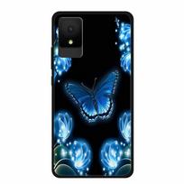 For TCL 501 Case Animals Soft Silicone TPU Phone Cases Back Cover for TCL501 T433D Wolf Shockproof Protector Cool Capa Bumper TCL 501 blue