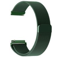 20mm 22mm laikrodžio apyrankė Samsung Galaxy watch 7/FE/5 pro/6/4/Classic Milanese Loop apyrankė Huawei gt 2 3 4 5 6 pro juosta 20mm watch strap tamsiai žalia spalva